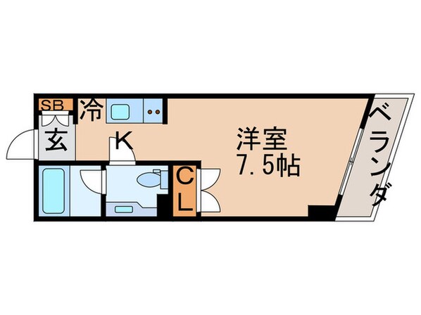 パ－クアクシス銀座イ－ストの物件間取画像